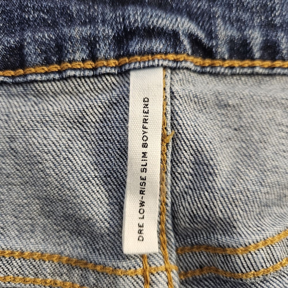Rag & Bone Dre Low Rise Slim Boyfriend Cropped Jeans Julienne Wash 27 - Picture 5 of 13